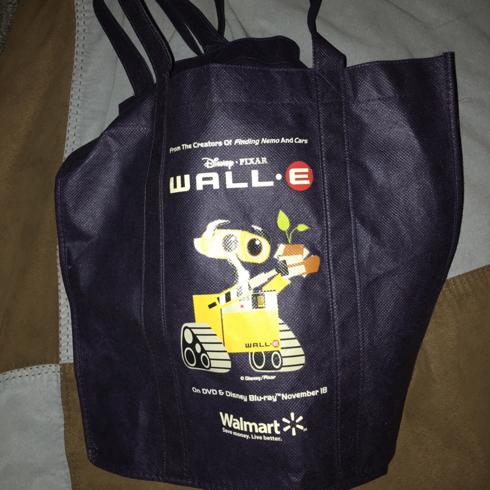 Vintage Disney Pixar Wall-E Wal-Mart Tote Bag - Picture 4 of 6